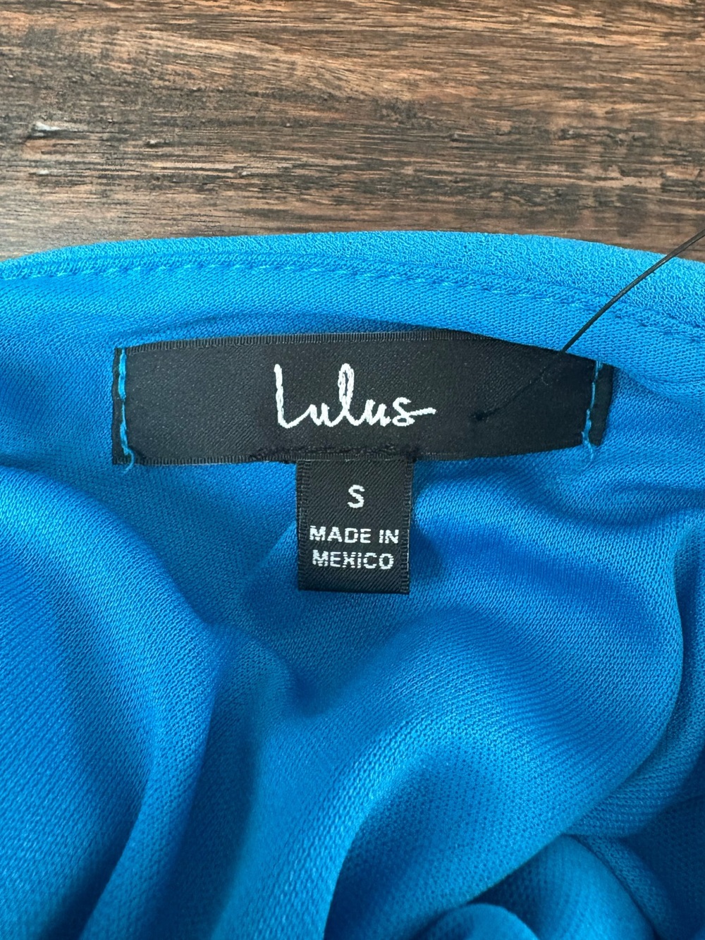 NWT Lulu's Strapless Blue Mini Dress - Picture 3 of 4